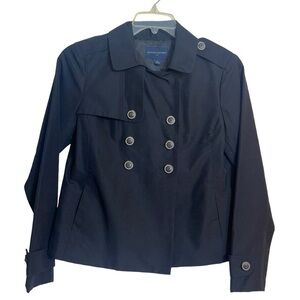 Banana Republic double breasted short trench style jacket.size medium GUC
